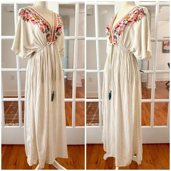 World Market Embroidered Maxi Dress - Picture 6 of 13
